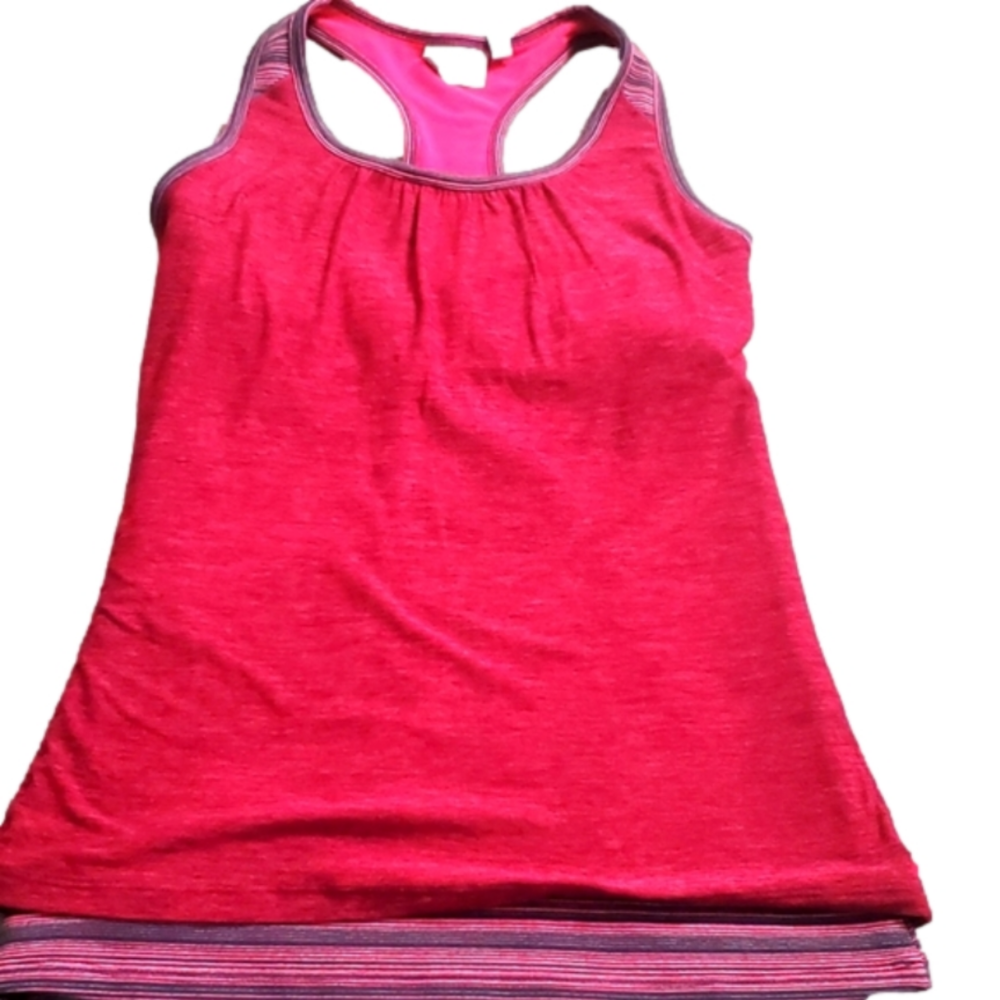 Athleta Royal Pigeon Layered Racetrack Tank Top xs nwt